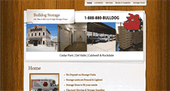 Desktop Screenshot of bulldogstorage.com